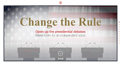 Desktop Screenshot of changetherule.org